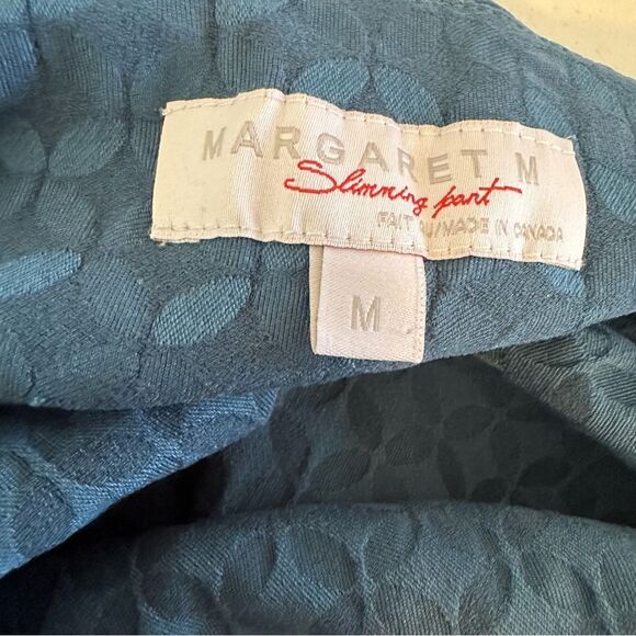 Margaret M Slimming Pencil Skirt-Aquamarine Chevron Design Size‎ Medium - Picture 9 of 10